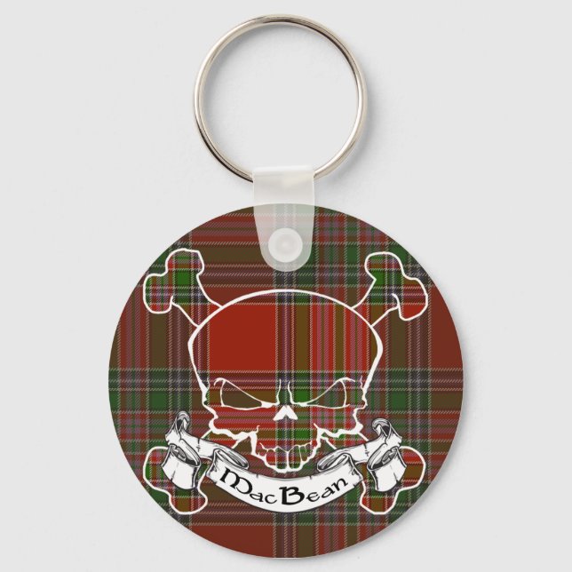 Llavero MacBean Tartan Skull (Anverso)