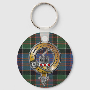 Llavero MacDonald Clanranald Tartan & Badge