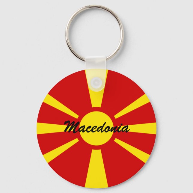 Llavero macedonia del norte (Anverso)