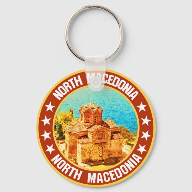 Llavero Macedonia del Norte (Anverso)