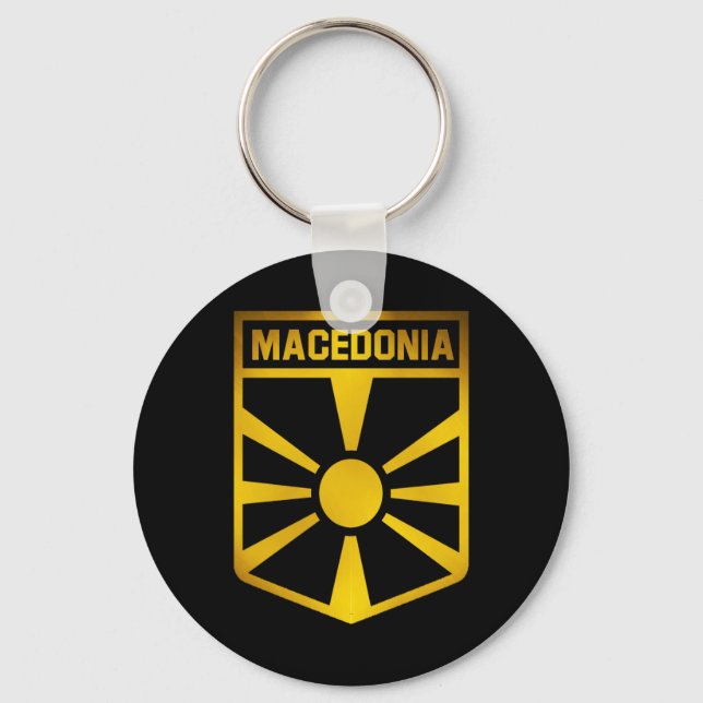 Llavero Macedonia Emblema (Anverso)