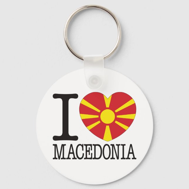 Llavero Macedonia Love v2 (Anverso)