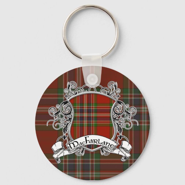 Llavero MacFarlane Tartan Shield (Anverso)