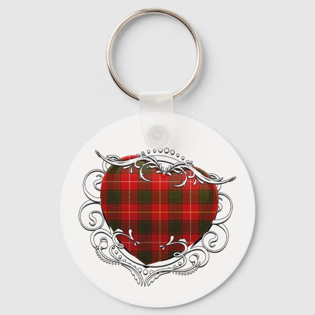 Llavero MacFie Tartan Heart (Anverso)