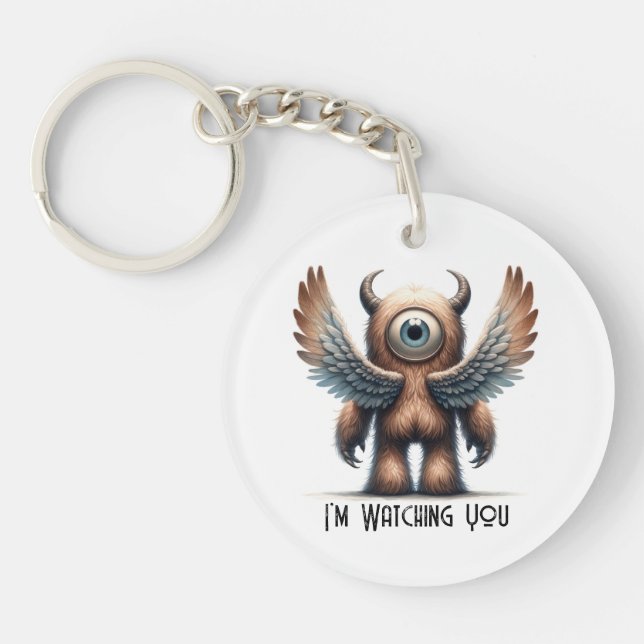 Llavero MacGregor - Keychain de un monstruo de ojos (Frente)