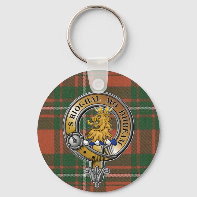 Llavero MacGregor Tartan & Badge (Anverso)