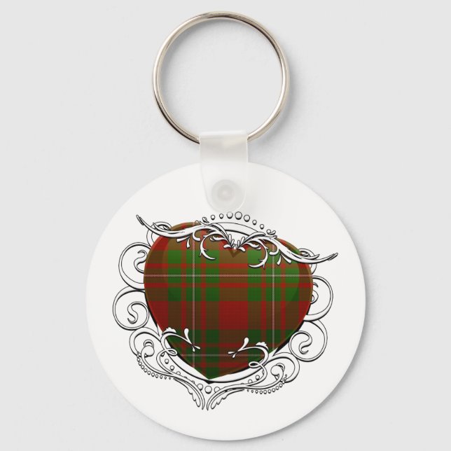 Llavero MacGregor Tartan Heart (Anverso)