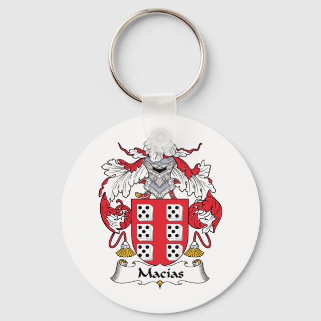 Llavero Macias Family Crest (Anverso)