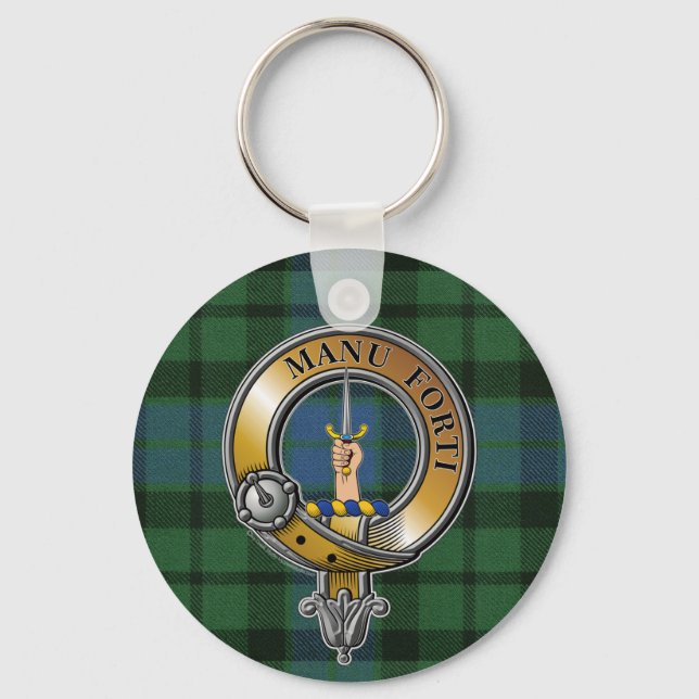 Llavero MacKay Tartan & Badge (Anverso)