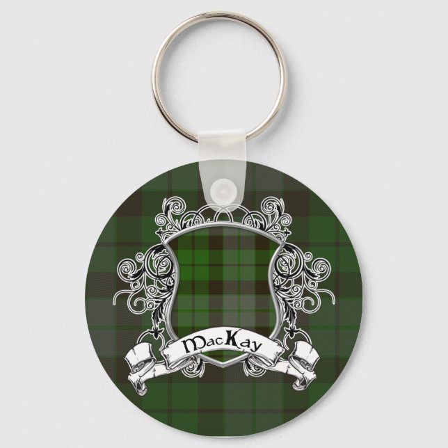 Llavero MacKay Tartan Shield (Anverso)