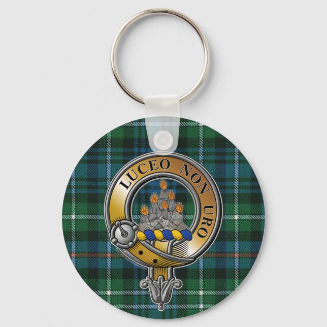Llavero MacKenzie Tartan & Badge (Anverso)