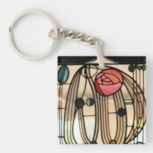 Llavero Mackintosh - Ventana de Vidrio Manchado