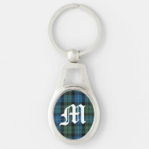 MacKirdy Clan Plaid Monograma Key Chain
