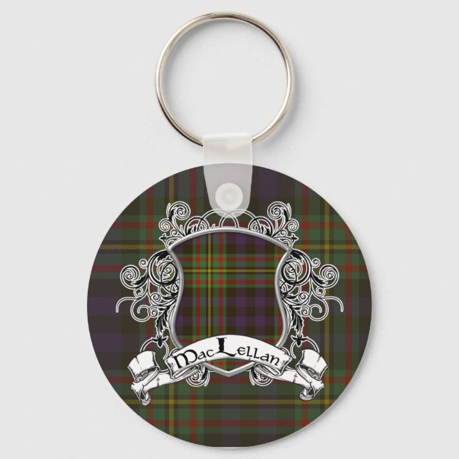 Llavero MacLellan Tartan Shield (Anverso)