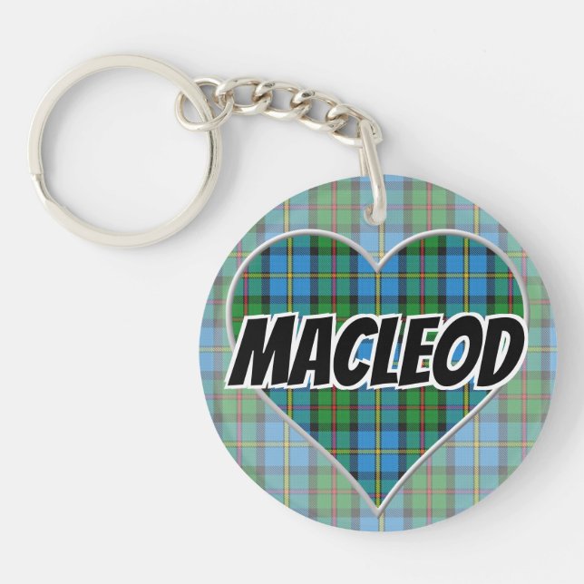 Llavero MacLeod de Harris Tartan (Frente)