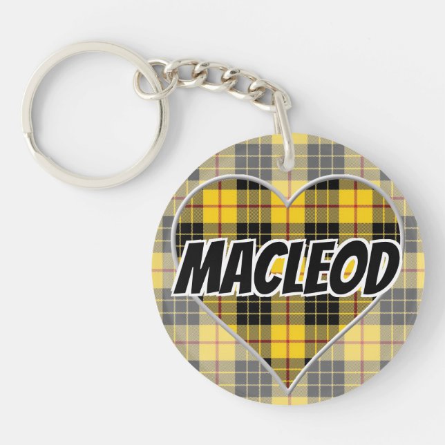 Llavero MacLeod de Lewis Tartan (Frente)
