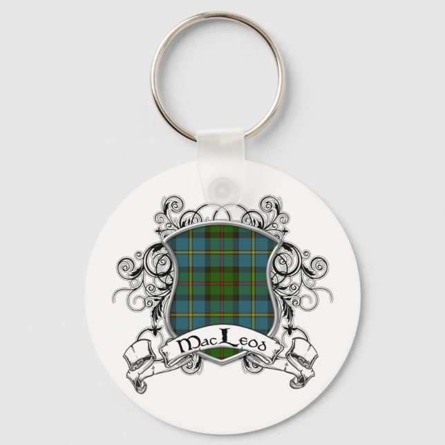 Llavero MacLeod Tartan Shield (Anverso)