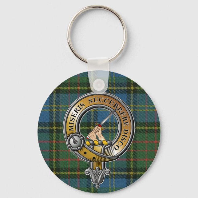 Llavero MacMillan Tartan & Badge (Anverso)