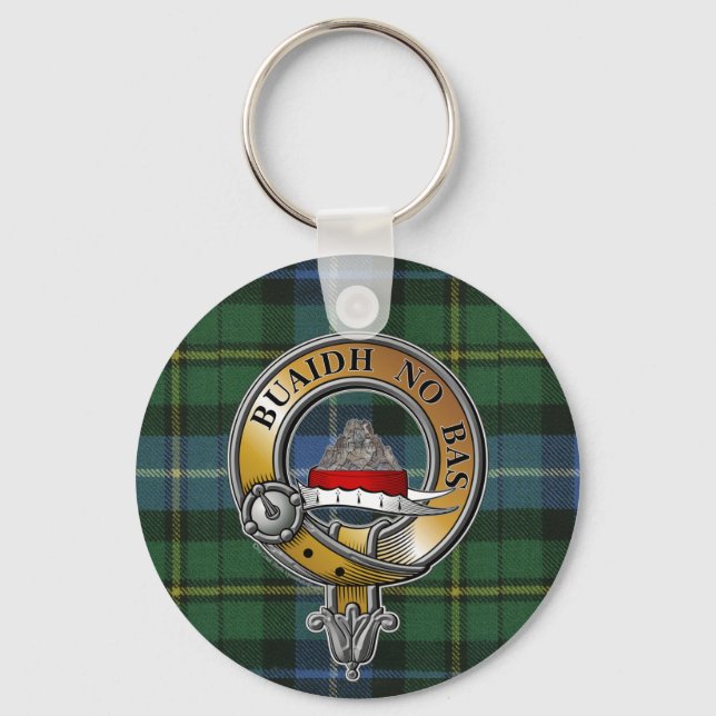Llavero MacNeil-Barra Tartan & Badge (Anverso)