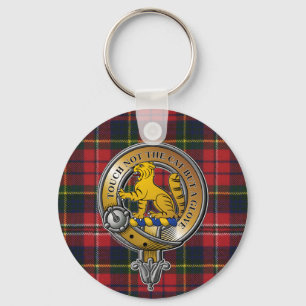 Llavero MacPherson Tartan & Badge