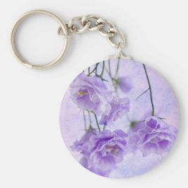 Llavero Macro morada de Campanella flor