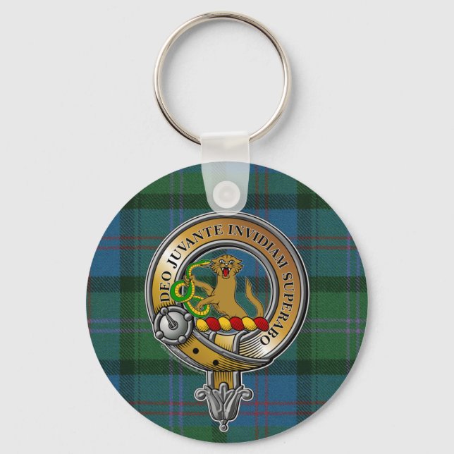 Llavero MacThomas Tartan & Badge (Anverso)