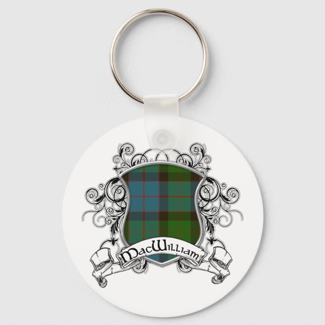Llavero MacWilliam Tartan Shield (Anverso)