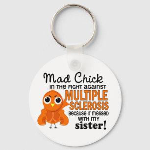 Llavero Mad Chick 2 Hermana Esclerosis Múltiple MS