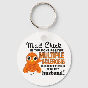 Llavero Mad Chick 2 Marido Esclerosis Múltiple MS