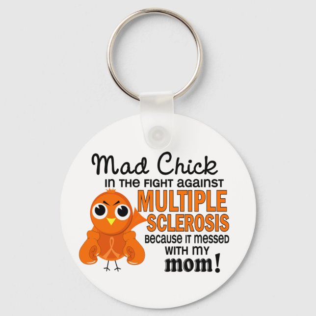 Llavero Mad Chick 2 Mom Esclerosis múltiple (Anverso)