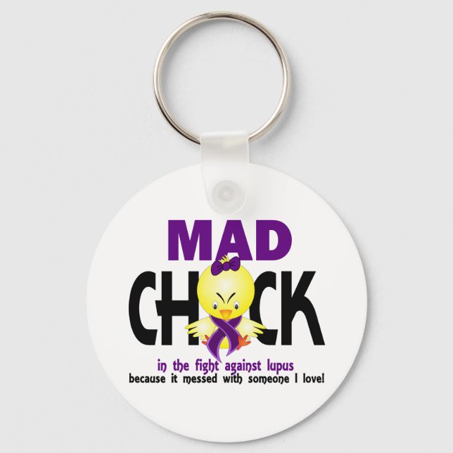 Llavero Mad Chick In Fight Lupus (Anverso)