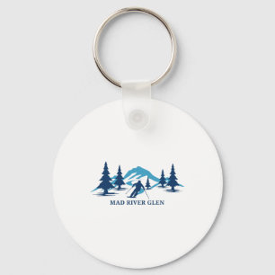 Llavero Mad River Glen Vermont Ski Snowboard In