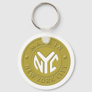 Llavero MADE EN cadena de claves NYC