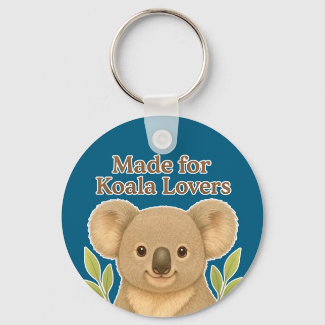 Llavero Made for Koala Lovers - Cute Wildlife Design for A (Anverso)