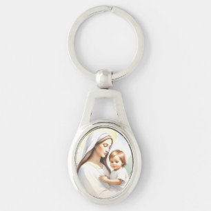 Llavero Madonna con el niño Jesús