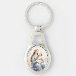 Llavero Madonna con el niño Jesús