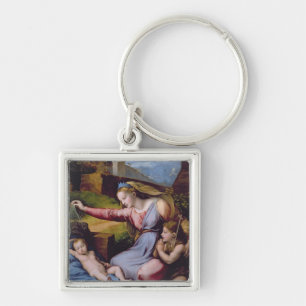 Llavero Madonna de la diadema azul o Madonna de t