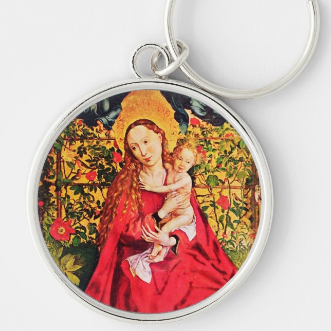 LLAVERO MADONNA DEL ROSA BOWER (Frente)
