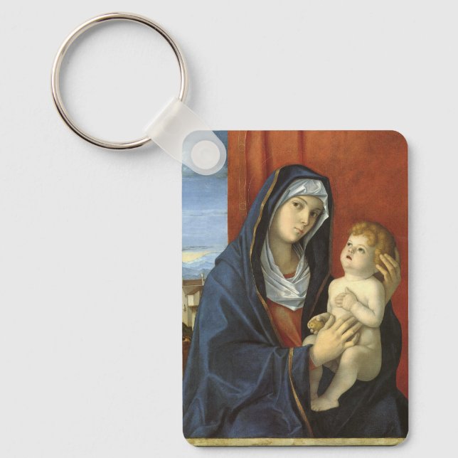 Llavero Madonna e hijo de Giovanni Bellini (Anverso)