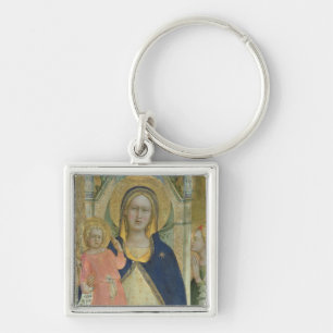 Llavero Madonna y el niño enthroned con los santos,