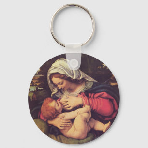 Llavero Madonna y niño