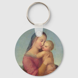 Llavero Madonna y niño