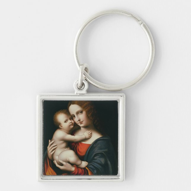 Llavero Madonna y niño 2 (Frente)