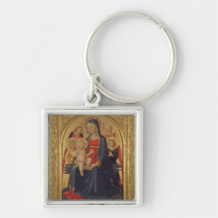 Llavero Madonna y niño con los ángeles, c.1467 (aceite e