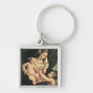 Llavero Madonna y niño con San Juan, c.1570 (aceite