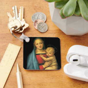 Llavero Madonna y niño, Madonna del Granduca, por Rafael