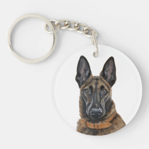 Llavero Madre belga malinois