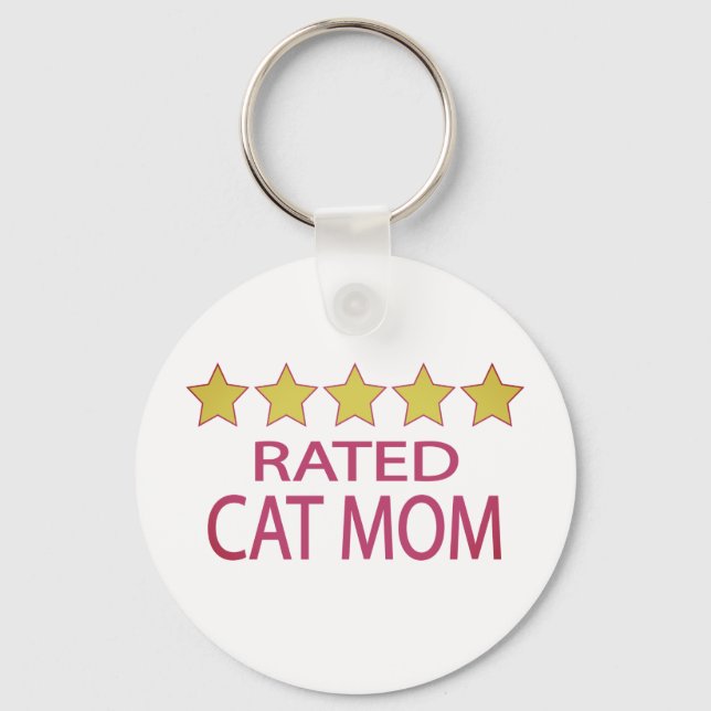 Llavero Madre de gato de cinco estrellas (Anverso)