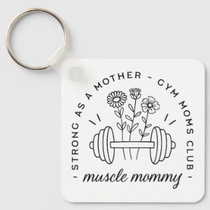 Llavero Madre de gimnasio musculosa mamá graciosa