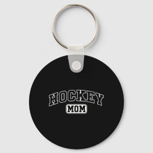 Llavero Madre de hockey divertido con letras atléticas Día
